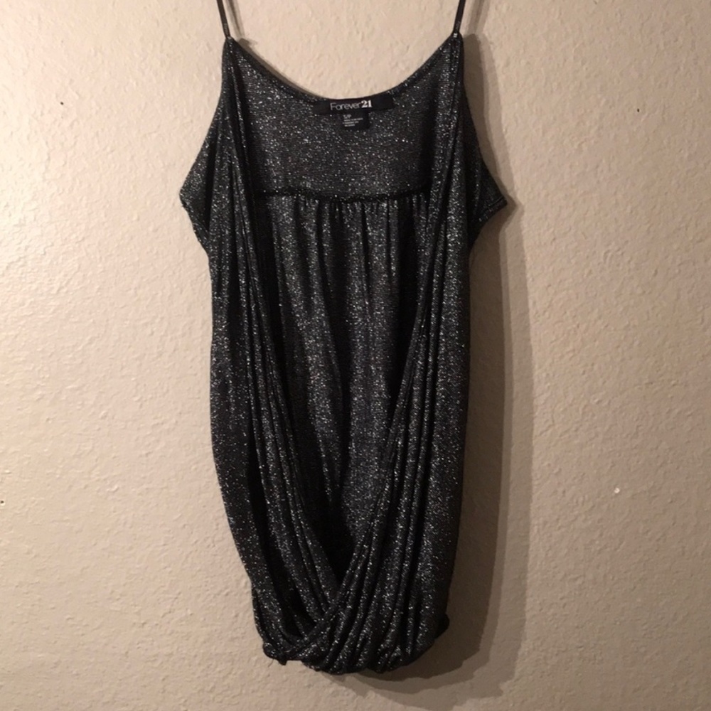 Forever 21 Deep Scoop Neck Tank Top (Small)